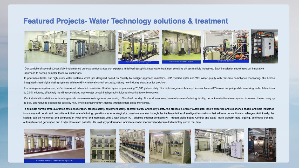 Water treatment facility
