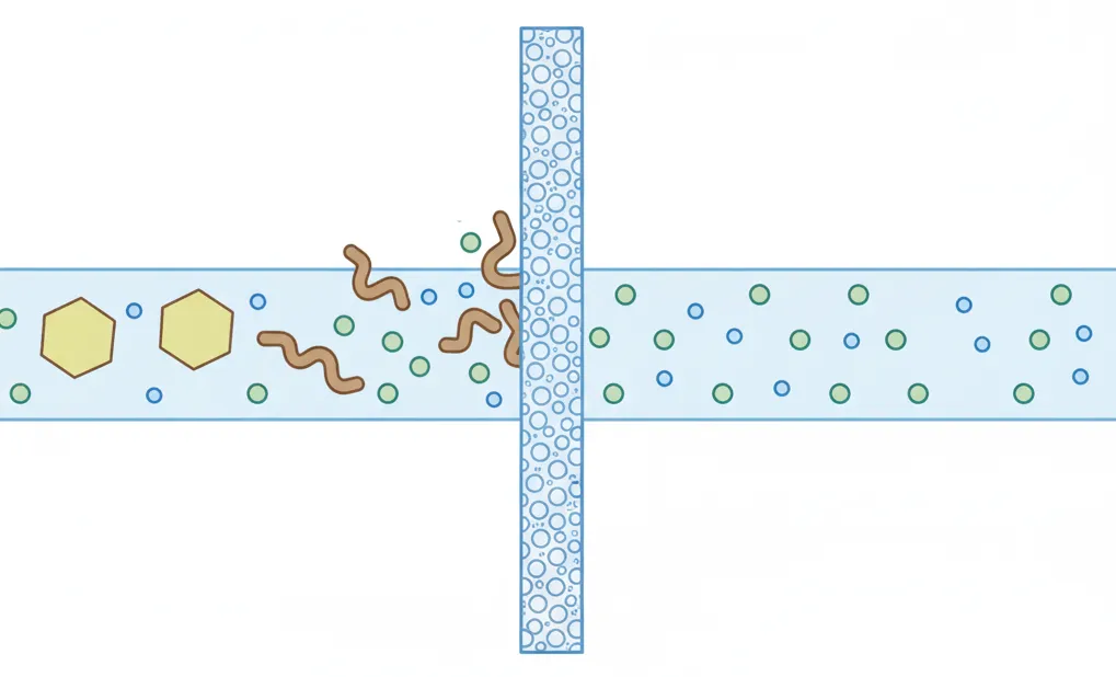 How Nanofiltration Works Diagram