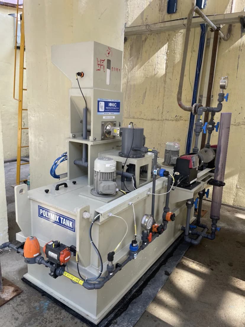 A clean and automated Ionic Polymix system