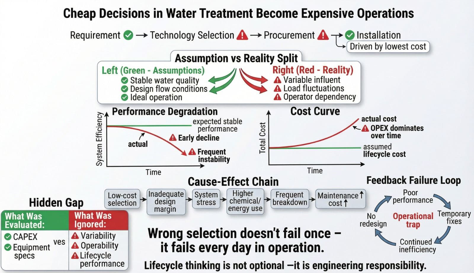 The Hidden Cost of Cheap Water Treatment: Why CAPEX-Centric Decisions Lead to Expensive Operations